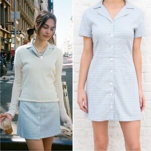 NWOT Brandy Melville Gianna Plaid Dress